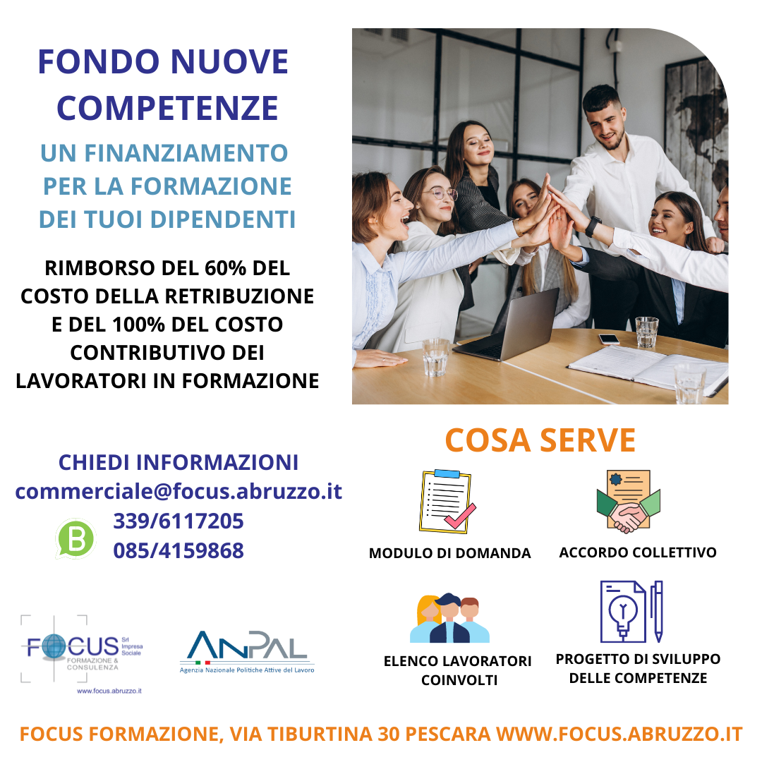 fondo nuove competenze